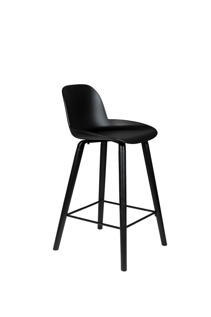 Zuiver Albert Kuip Barstol - Sort Polypropylen 65cm
