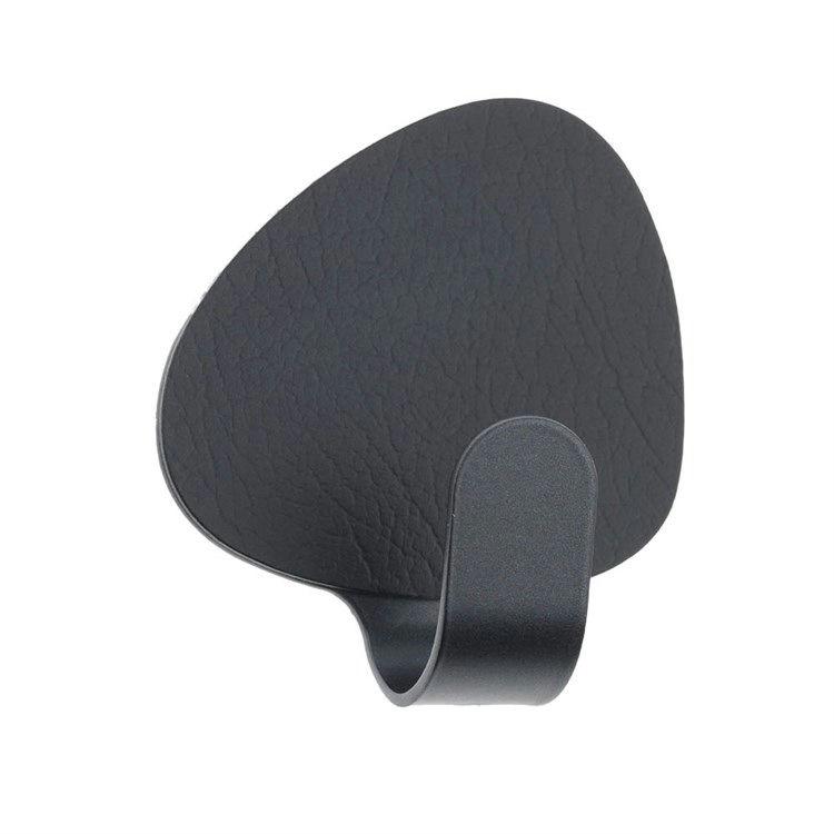 Lind DNA Curve Hook Knager - Sæt af 2, Sort Metallic