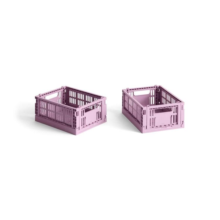 HAY Mini Opbevaringskasser 2 Stk - Dusty Rose