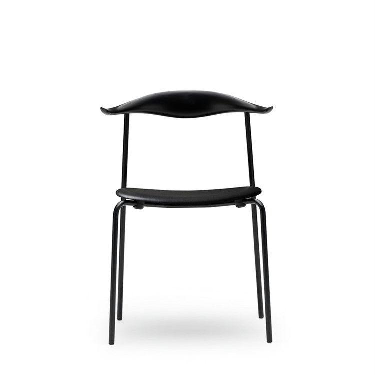 Carl Hansen & Søn CH88P Spisebordsstol i Læder - Sort Stil