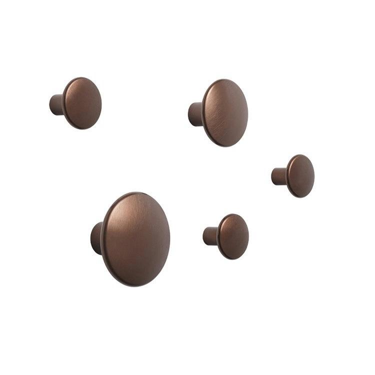 Muuto Dots Metal Knager - 5 Stk Gaveæske i Umber