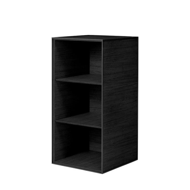 Audo Frame 70 Reol med 2 Hylder i Sortolieret Ask