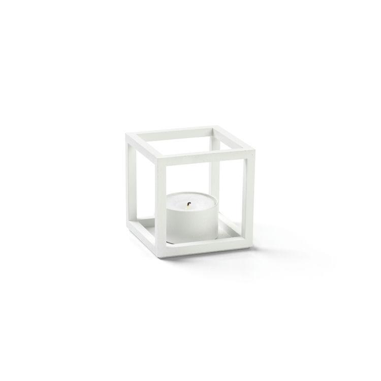 Audo Kubus T Fyrfadsstage i Hvid - Elegant Design!