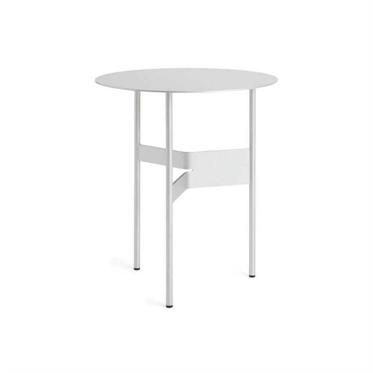Hay Shim Kaffebord i Sølvgrå - Elegant Design Ø45 cm