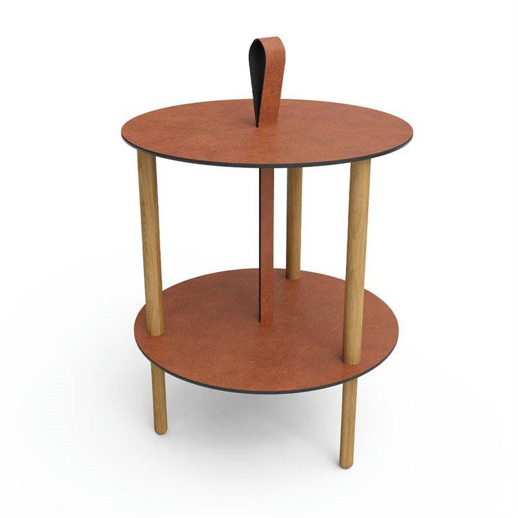 Lind DNA Strap Sofabord i Cognac/Eg - Unik og Praktisk