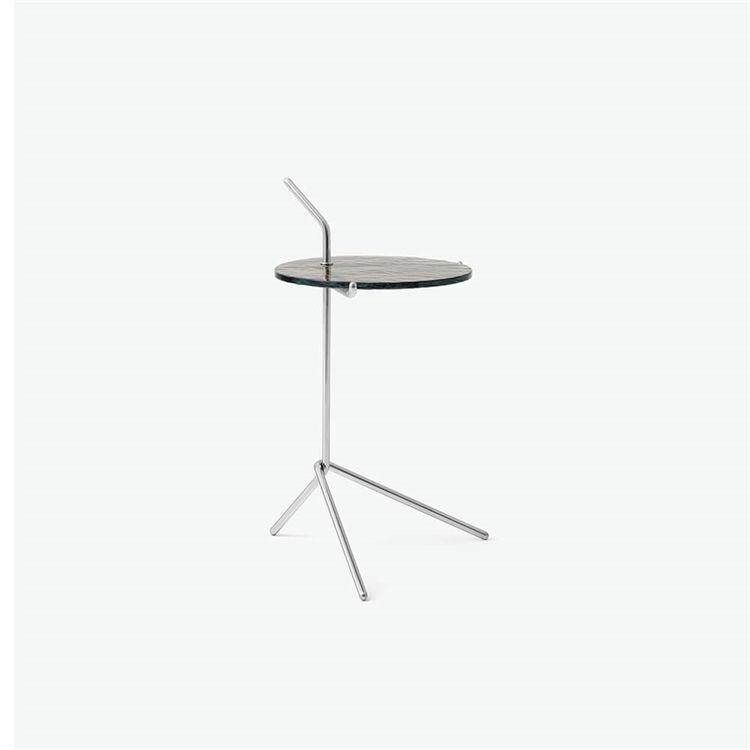 AndTradition Halten Sh9 Sidebord i Røget Glas og Chrome