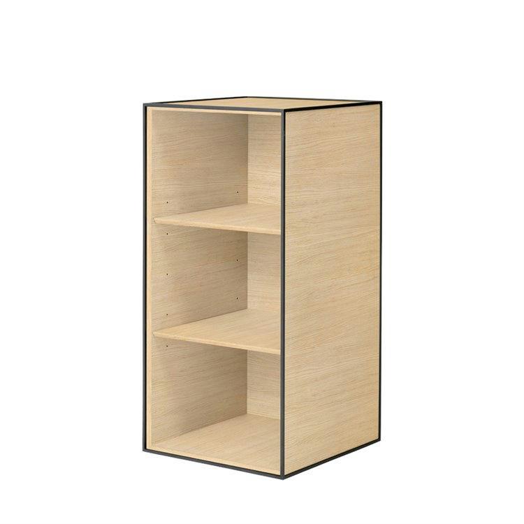 Audo Frame 70 Reol med 2 Hylder i Eg - Tilbud!