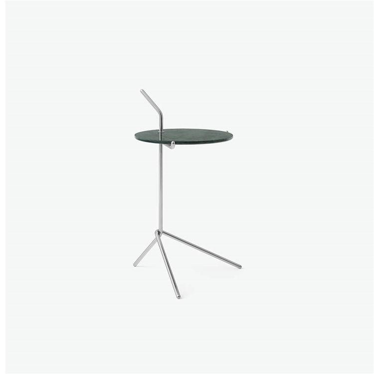 AndTradition Halten Sh9 Sidebord i Grøn Marmor og Chrome