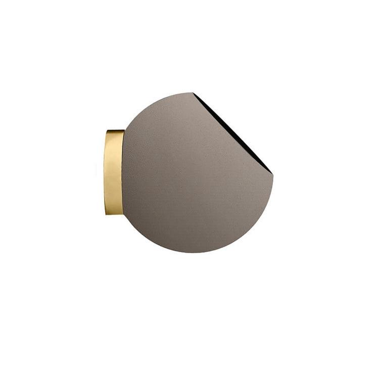 AYTM Globe Væghængt Blomsterkrukke - Taupe/Guld Ø17