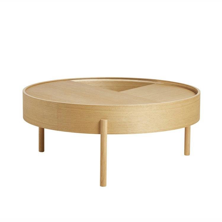 Woud Arc Sofabord i Olieret Eg - Stilrent Design