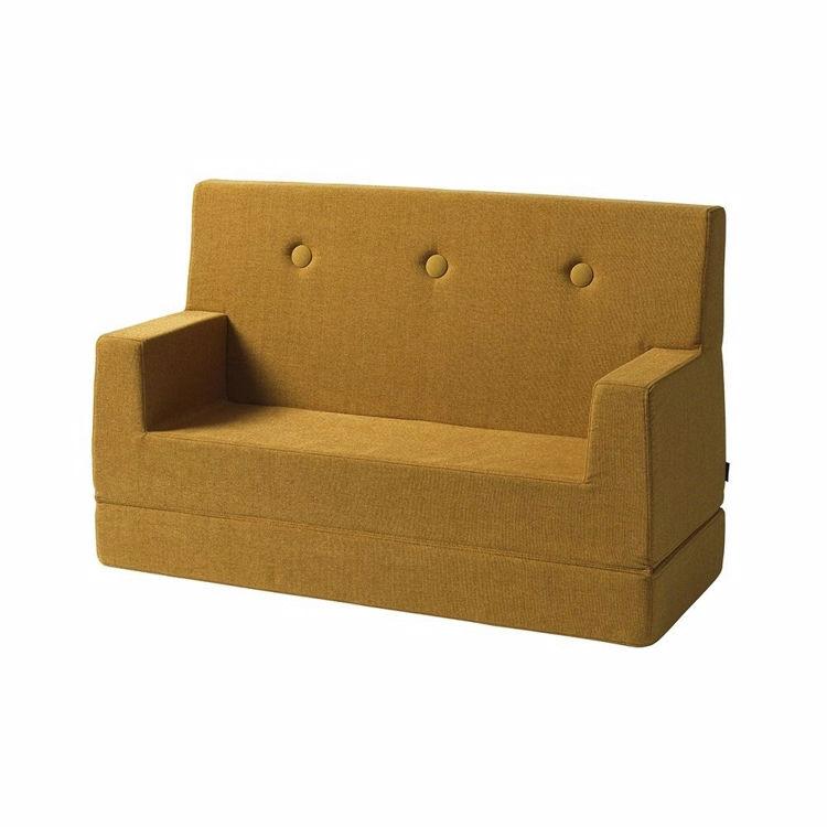 Børnesofa i Sennepsfarve fra By Klipklap - Stilfuld Møbel