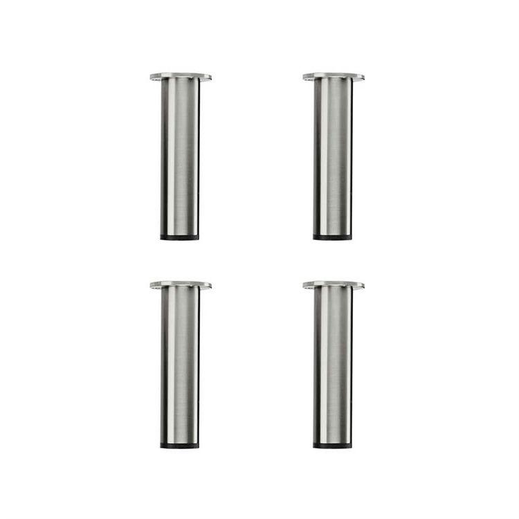 Hammel Furniture Mistral Rundt Ben 4 Stk ø38 H: 16 Cm Børstet Stål  5706953280692