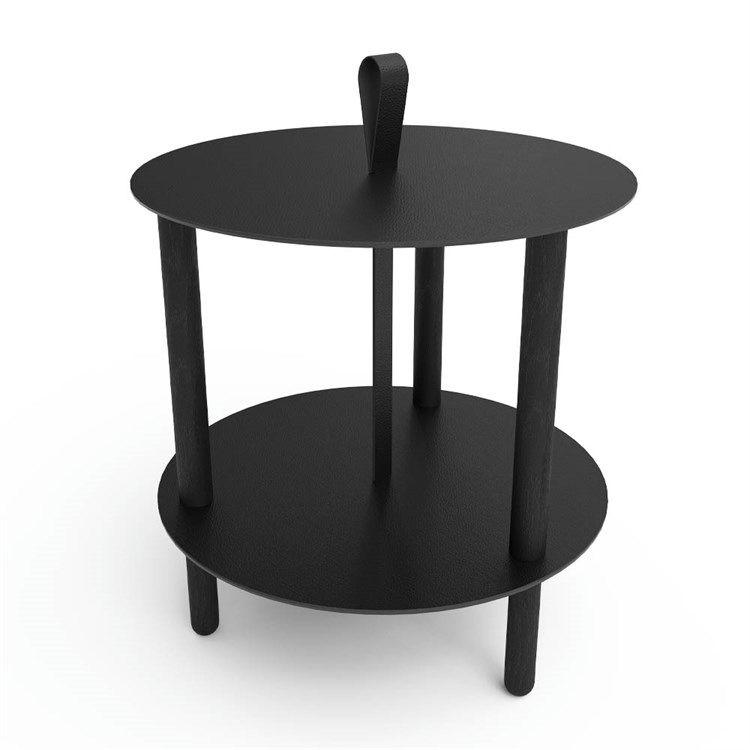 Lind DNA Strap Sofabord i Sort Eg - Praktisk Design
