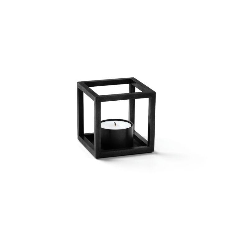 Audo Kubus T Fyrfadsstage i Sort - Elegant Design