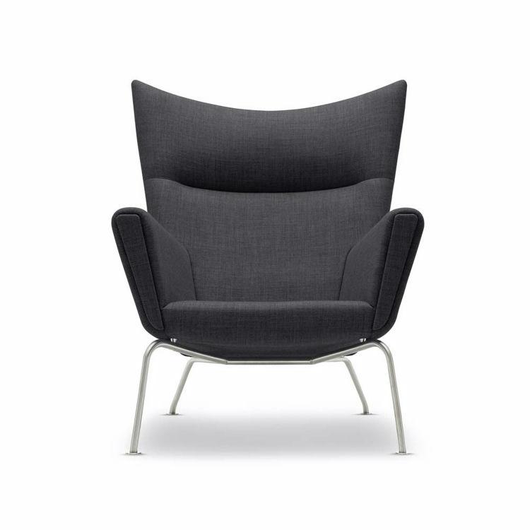 Carl Hansen & Søn Ch445 Vingestol Mood 2101 i Grå