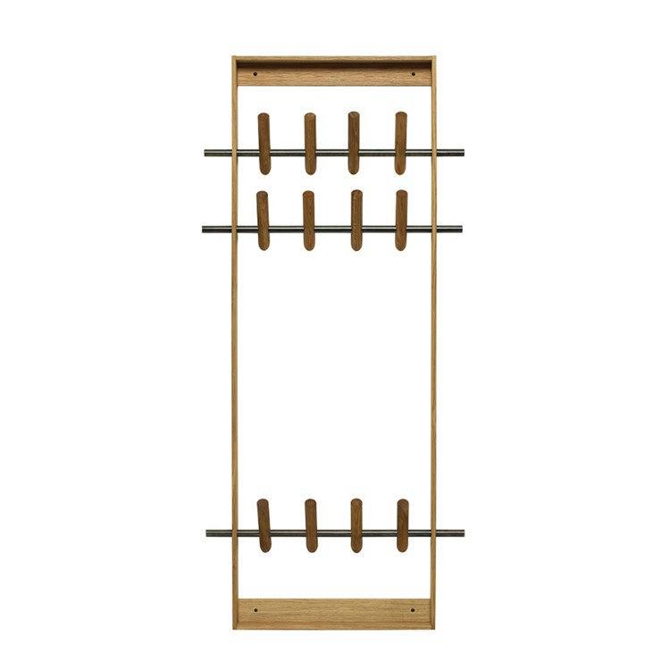 We Do Wood Knagerække Coat Frame i Eg/Sort