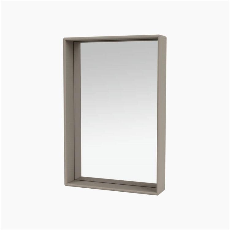 Montana Shelfie Spejl med Farvet Ramme Truffle 141