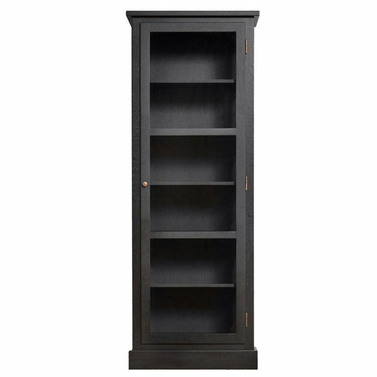 Lindebjerg Design Vitrine Skab N1 i Mørkbejdset Eg