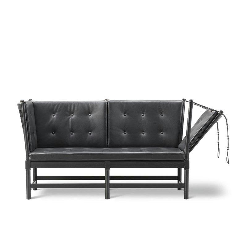 Børge Mogensen Tremmesofa i Læder - Black Oak Design