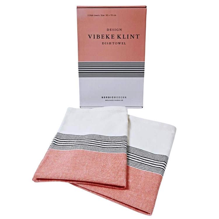 Nordic Modern Vibeke Klint Viskestykker Rosa  057450001496