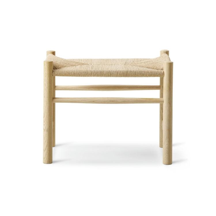 Fredericia Furniture Wegner J16 Taburet Oak Soapnatural Paper Cord