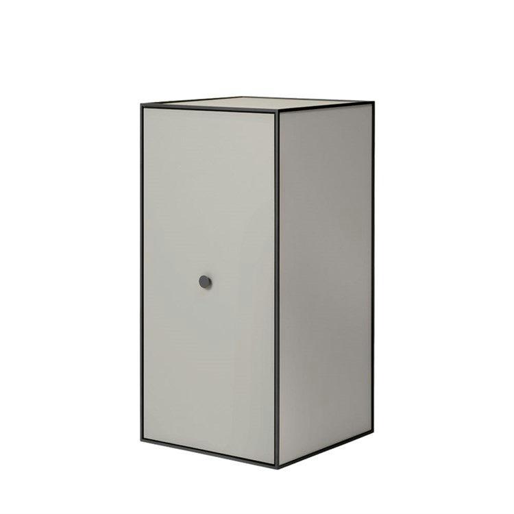 Audo Frame 70 Reol med Låge i Sand - Design af Mogens Lassen