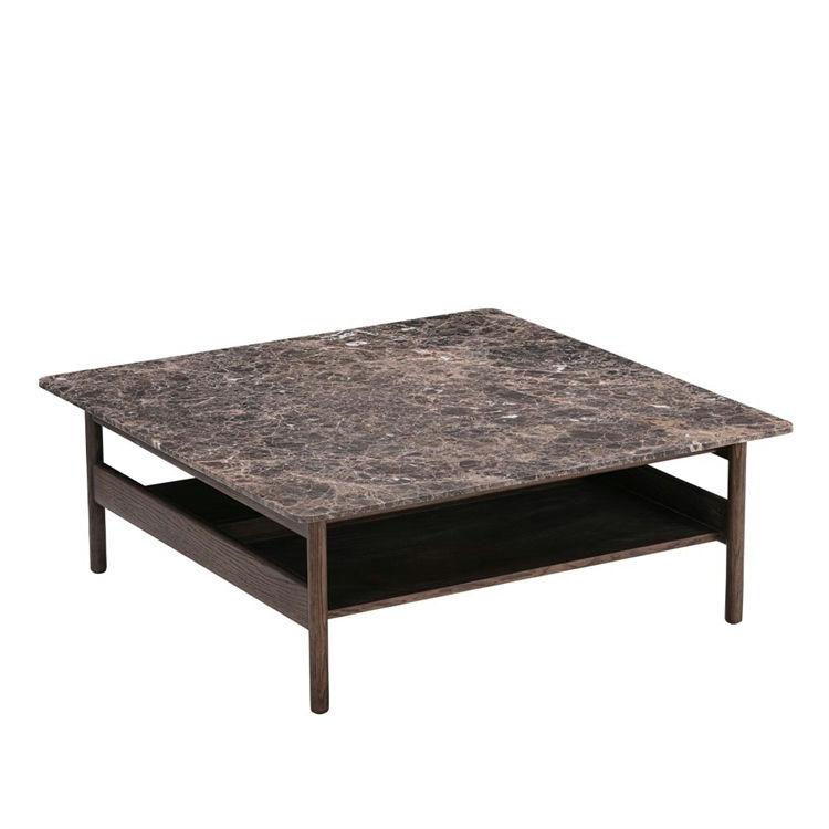 Wendelbo Collect Sofabord Medium i Marmor og Eg