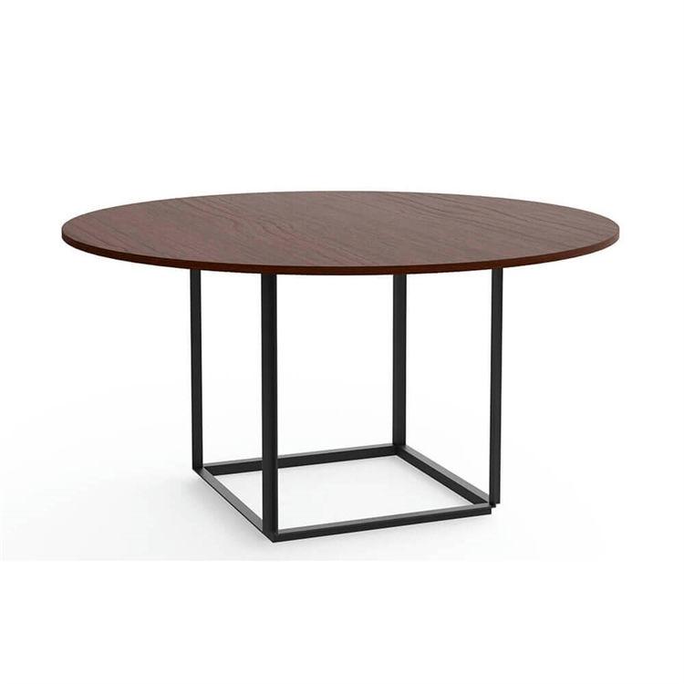Elegant New Works Florence Spisebord Ø145 i Røget Eg