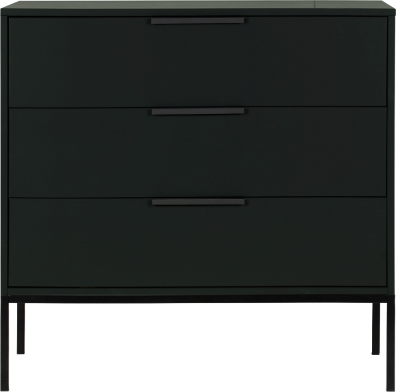 Adam Kommode Sort H93x52x94 Cm Fyrretræ  8714713094097