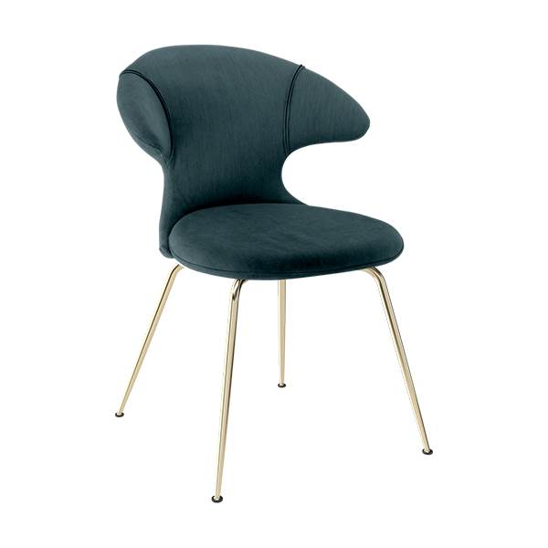 Umage Time Flies Spisebordsstol - Messing Stel  Quantum Blue