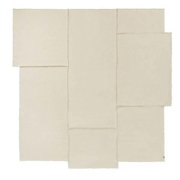 Ferm Living Offset Sengetæppe - Off-white  5704723305736