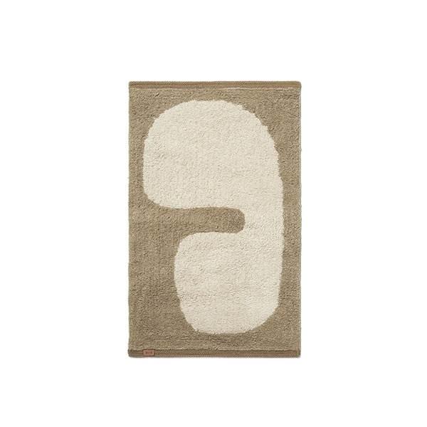 Ferm Living Lay Washable Mat - Dark Taupeoff White  5704723307389