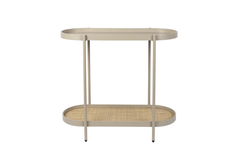 White Label Living Amaya Konsolbord M 1 Hylde - Beige Mdfmetal 85x39  8718548072169