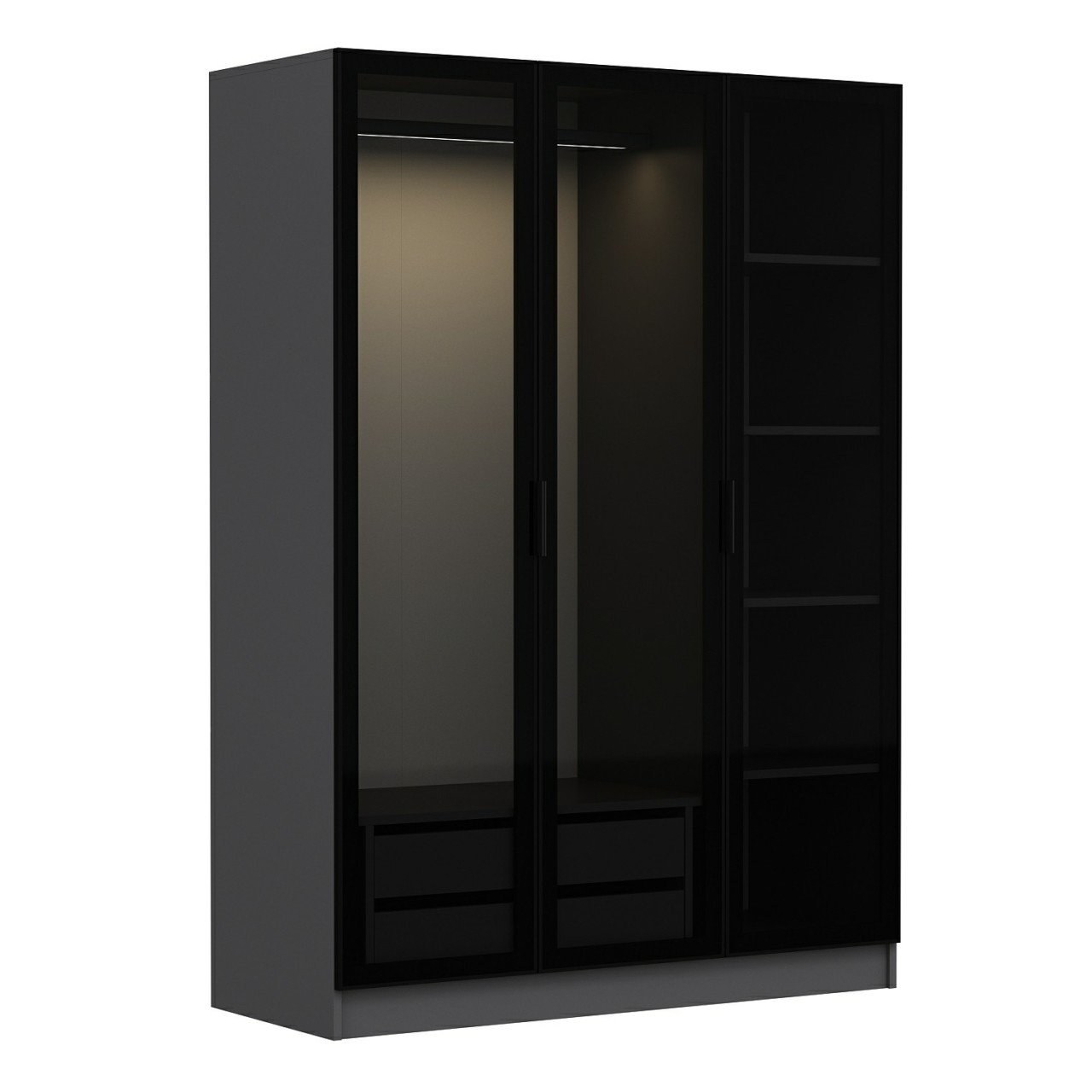 Funzi Living Antracit Sort - 2272 Garderobe  8683742560876