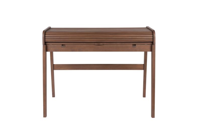 Zuiver Barbier Skrivebord M 1 Bordlåge Og 2 Rum - Brun Valnøddefin?r Og Gummitræ 110x61  8718548052321
