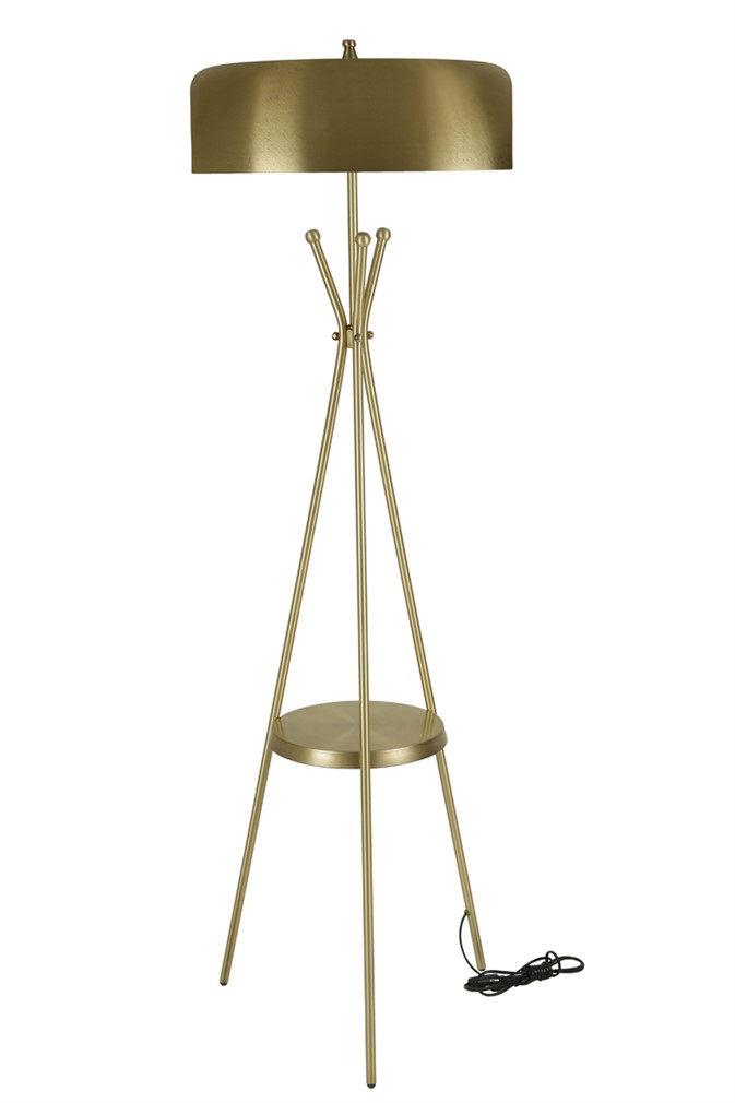 Lumi Gulvlampe M Hylde - Guld Metal  8683743016495