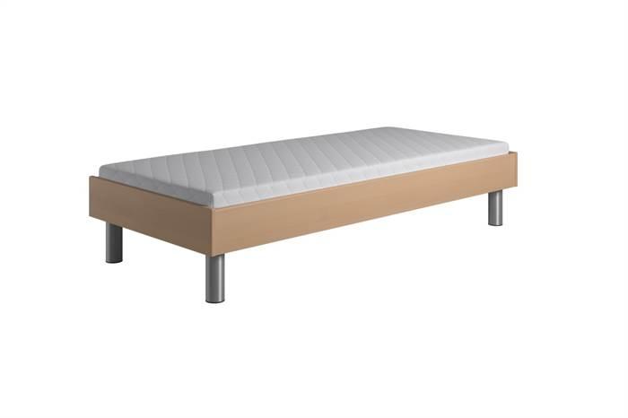 Kaagaard 380 Sengeramme - Bøg - 100x190 Cm Med Stålben