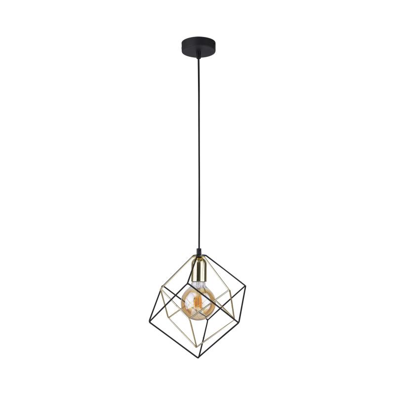 Tk Alambre Loftslampe - Guld Og Sort Stål  5901780527778