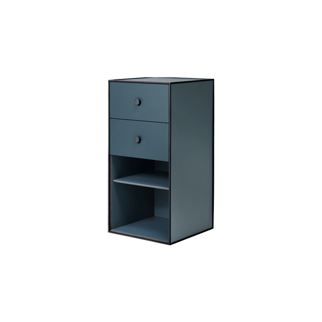 Audo Frame Skab 70 Med Hylde  2 Skuffer Fjord  5711879017673