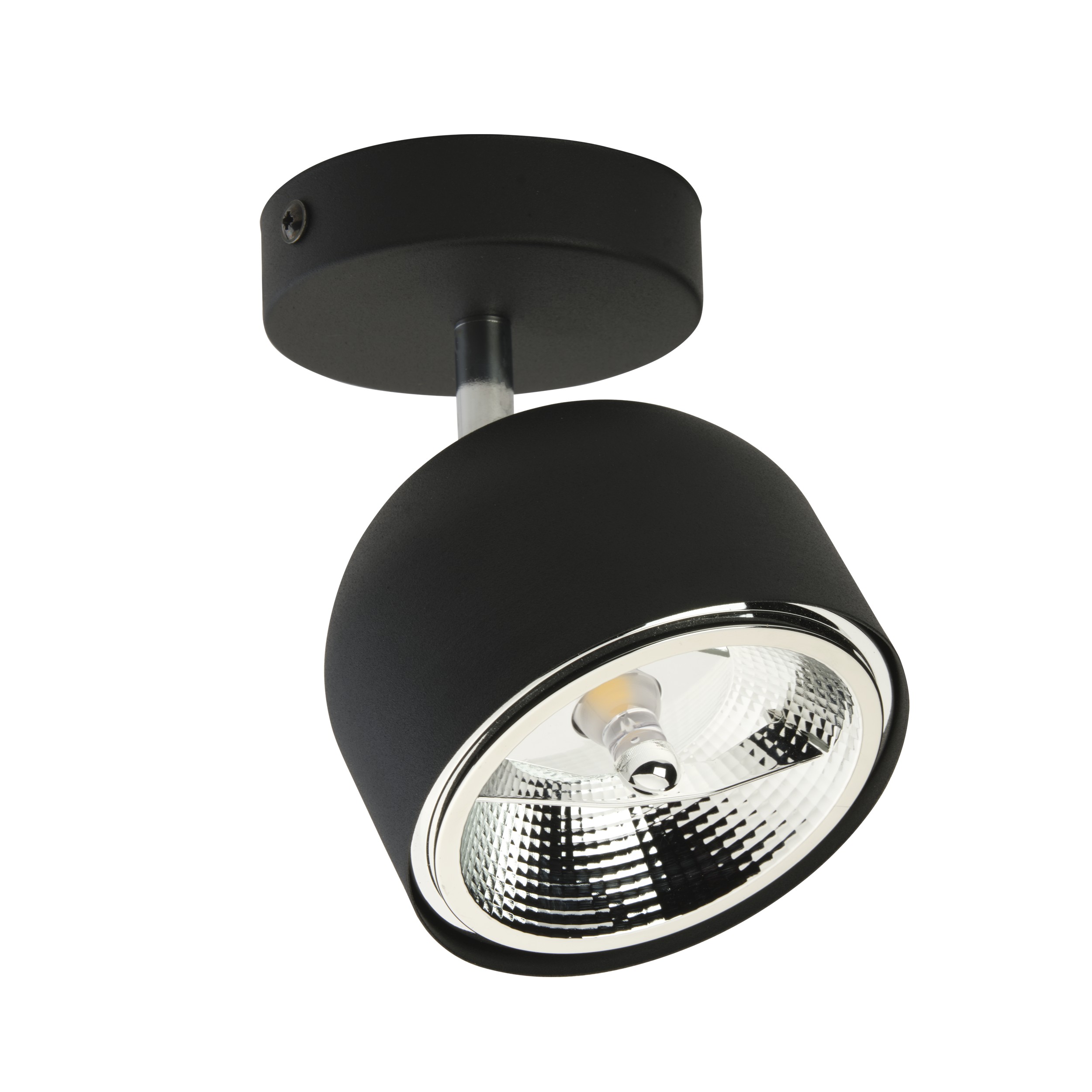Tk Altea Loftlampe Spot Inkl Pære - Sort Stål Og Krom  5901780565176
