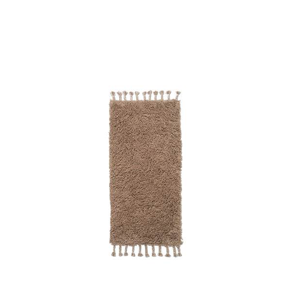 Ferm Living Amass Long Pile Runner - White Pepper  5704723263678