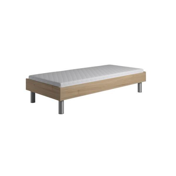Kaagaard 380 Sengeramme Eg - 120x190 Cm Med Stålben