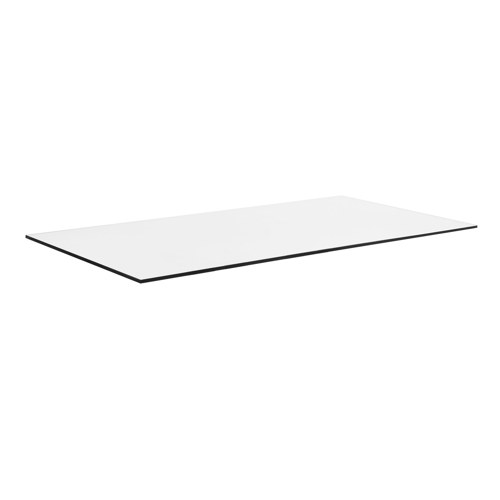Kave Home Argo Bordplade I Transparent Glas 160 X 90 Cm  8433840345765
