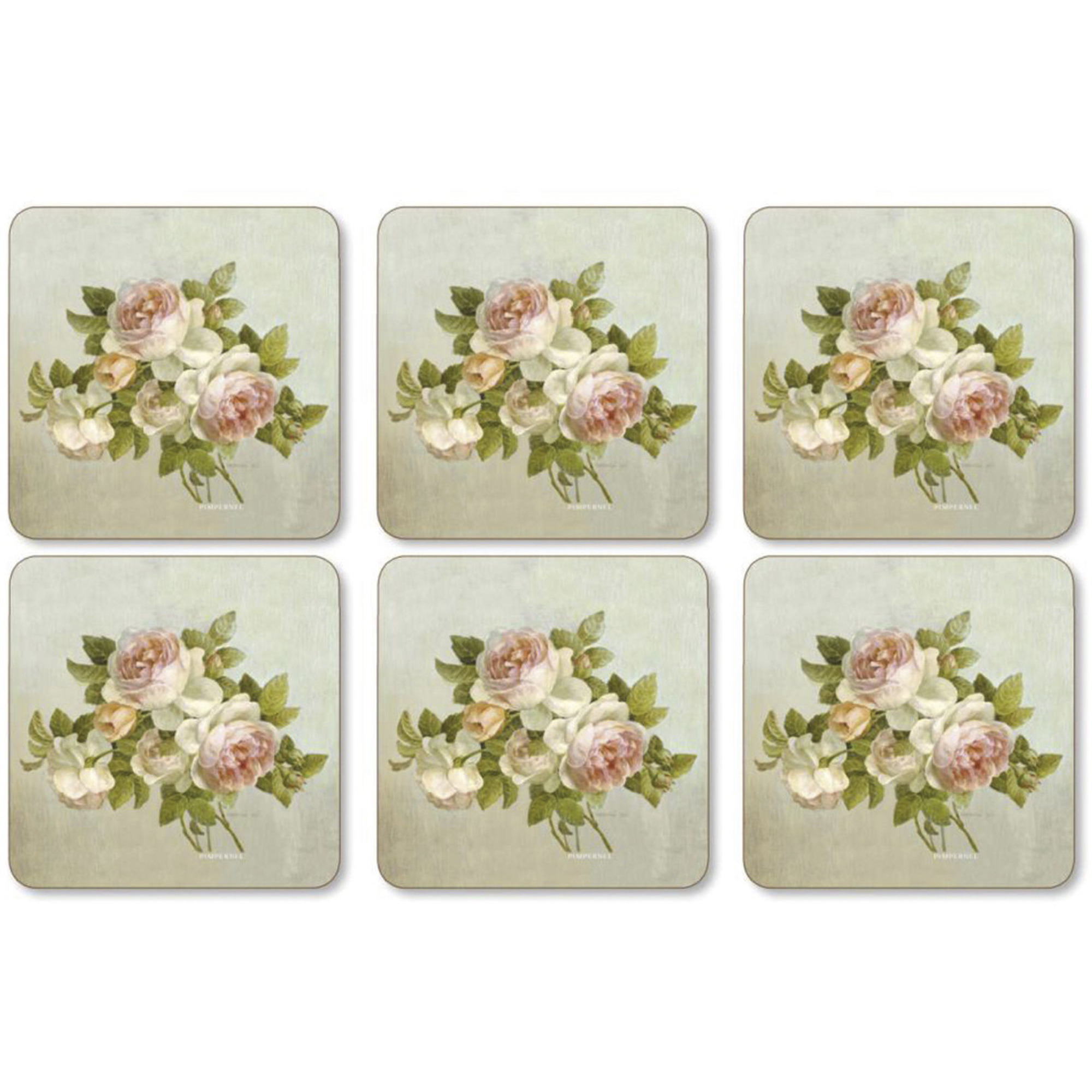 Glasunderlag 39antique Rose39  5091190535903