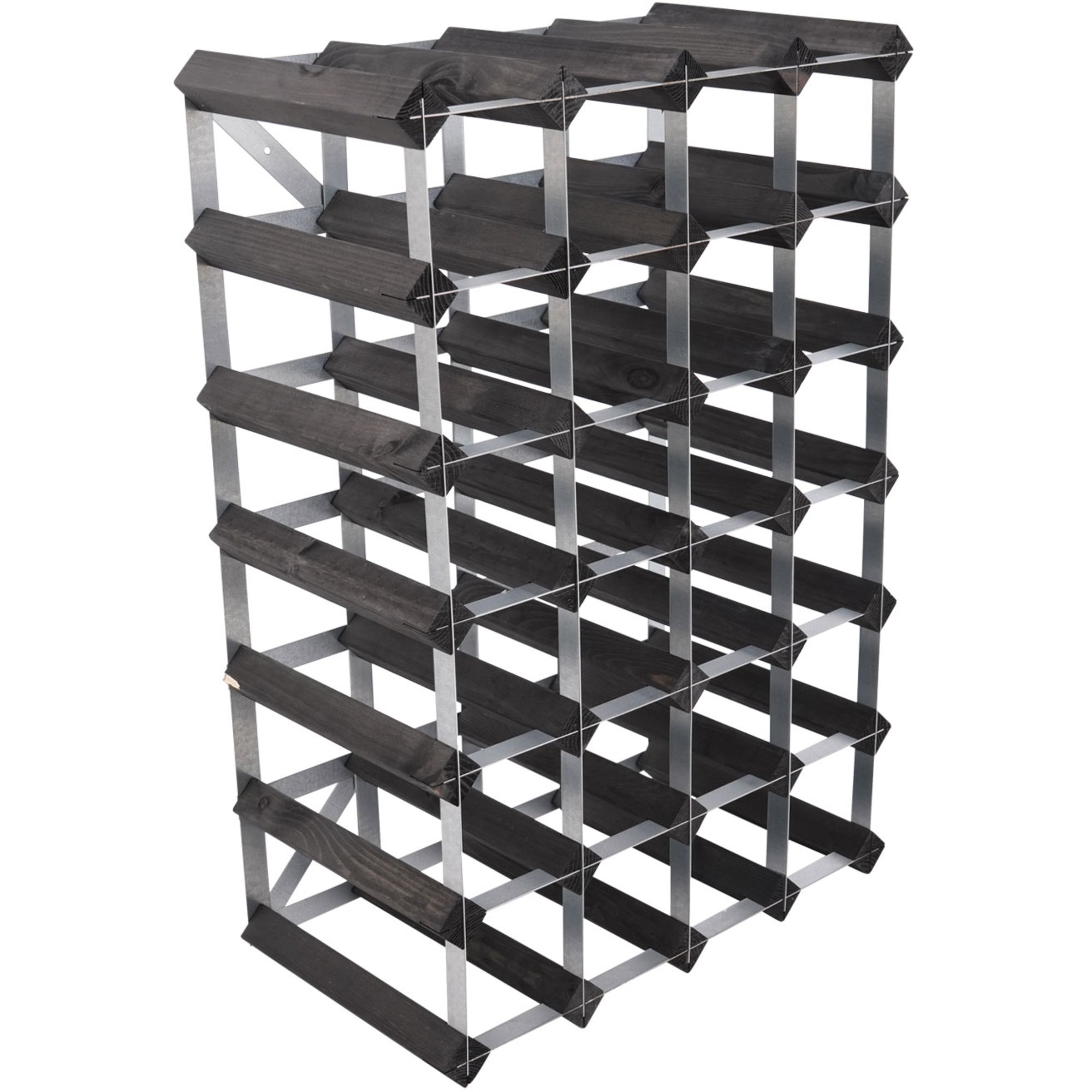Vinreol Saml-selv Sort 30 Flasker  5029237000756