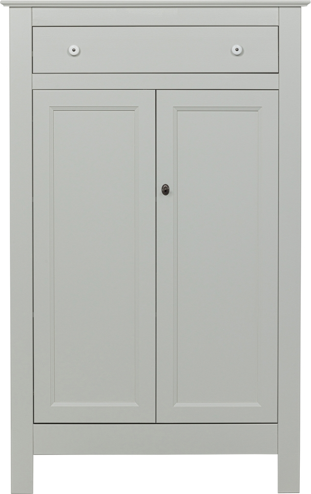Eva Skab Hvid H150x40x93 Cm Fyrretræ  8714713165827