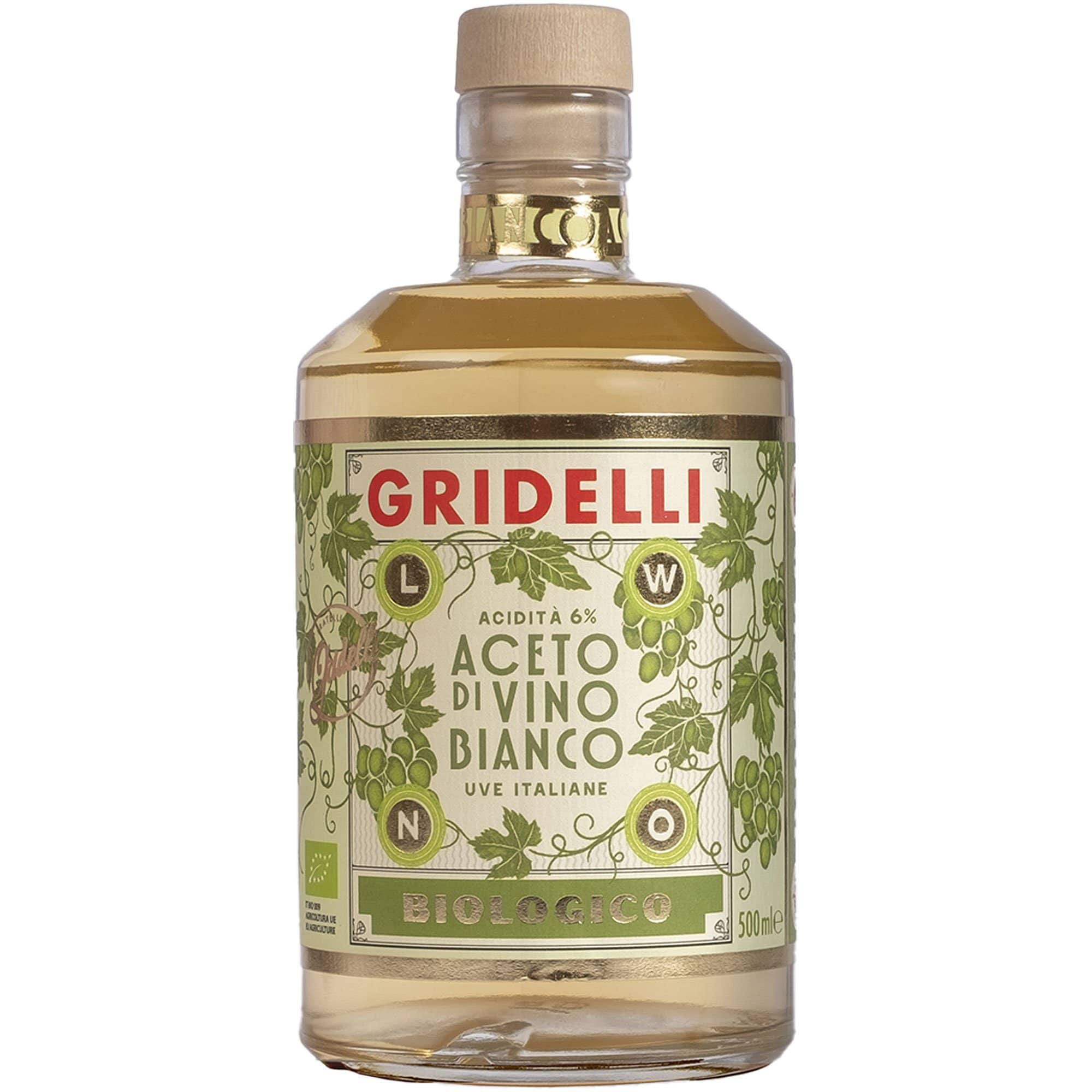 Aceto Di Vino Bianco økologisk Hvidvinseddike 500 Ml  8033055604987