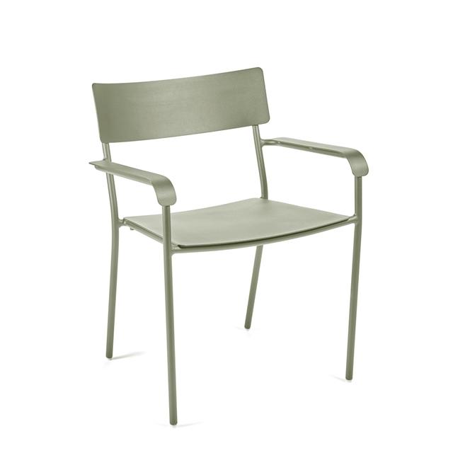 Serax August Havestol Med Armlæn L Eucalyptus Green  5420000793606