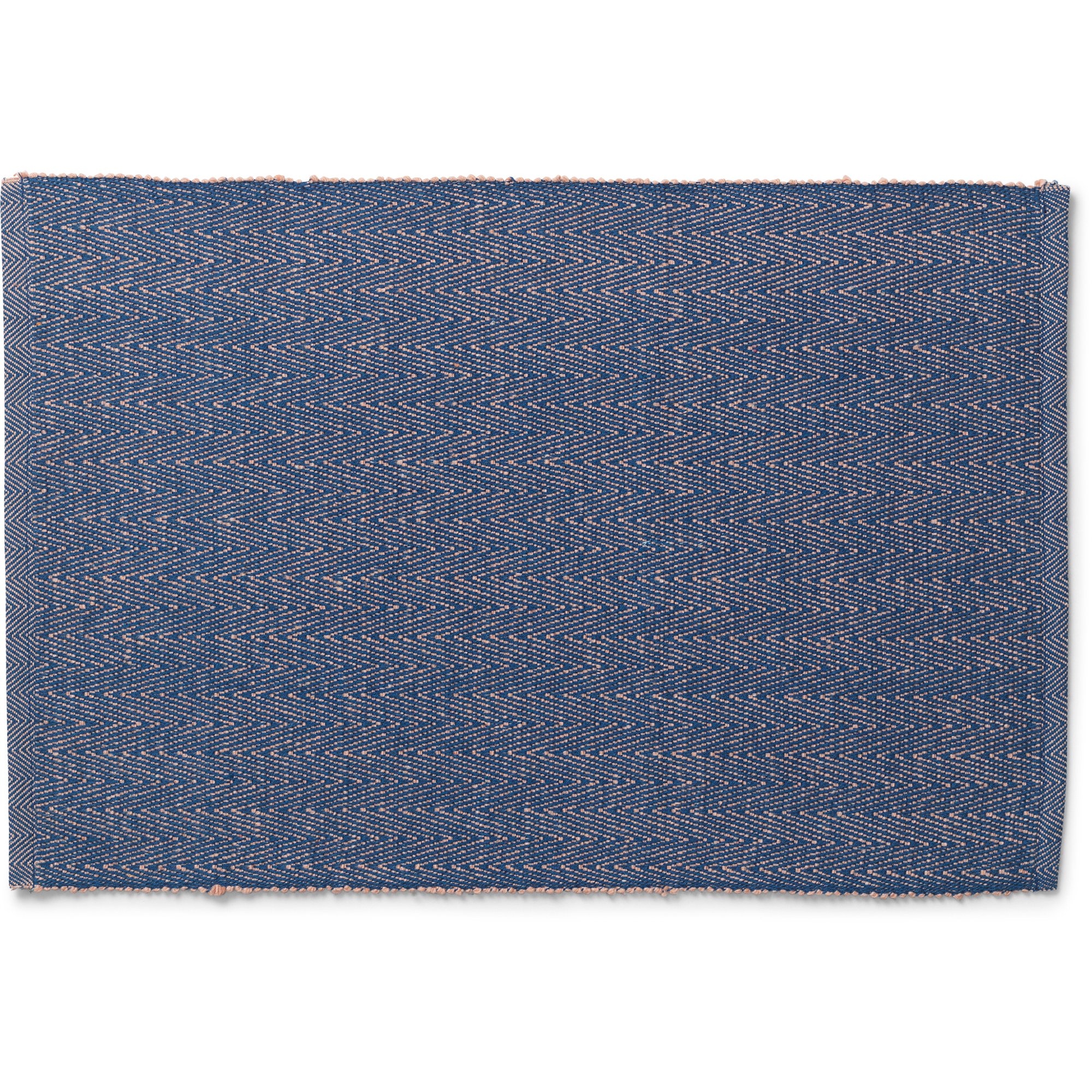 Herringbone Dækkeserviet Blå  5713397071953