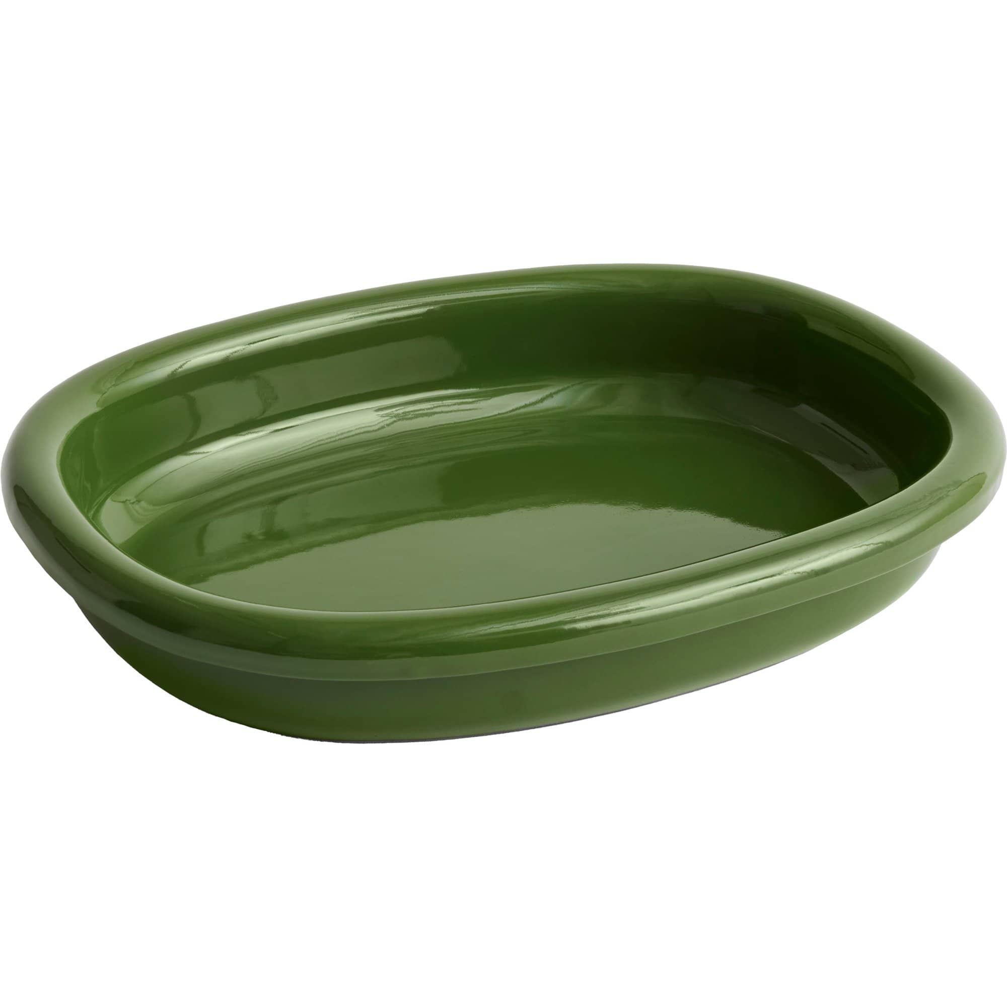 Barro Oval Tallerken Large Grøn  5710441343936